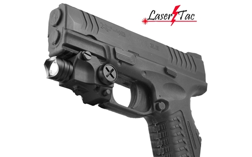 Lasertac Subcompact LED Flashlight for Springfield XD40 XD-S XDM S&W M&P Pistols 