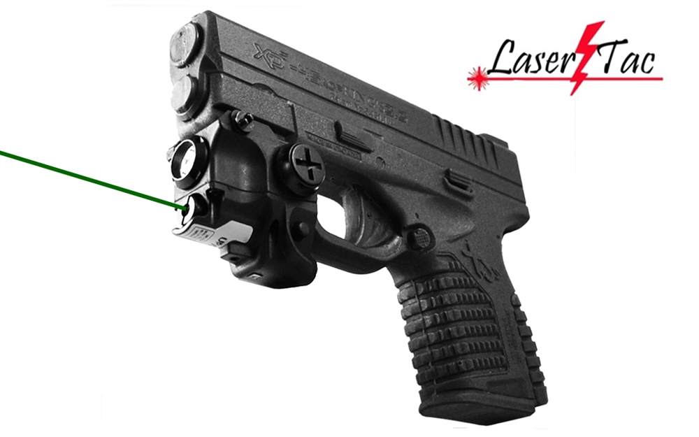 LaserTac Rechargeable Subcompact Green Laser Sight